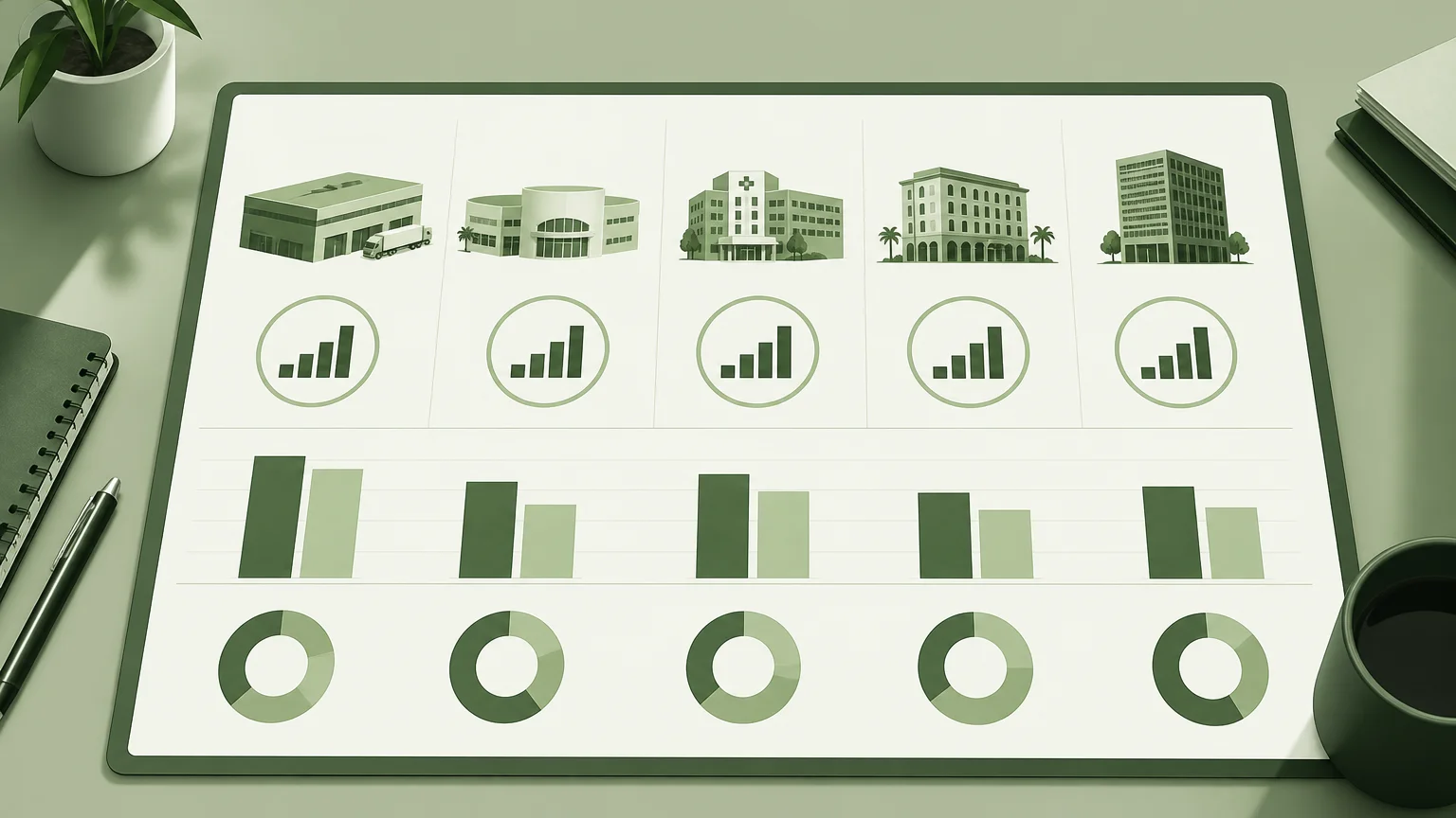 Fundos imobiliários: comparar rendimento por segmento