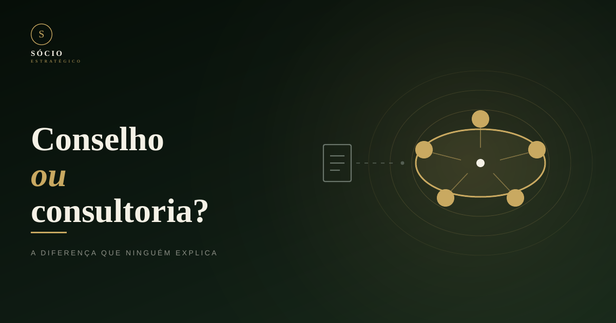 Conselho estratégico ou consultoria? A diferença que ninguém explica